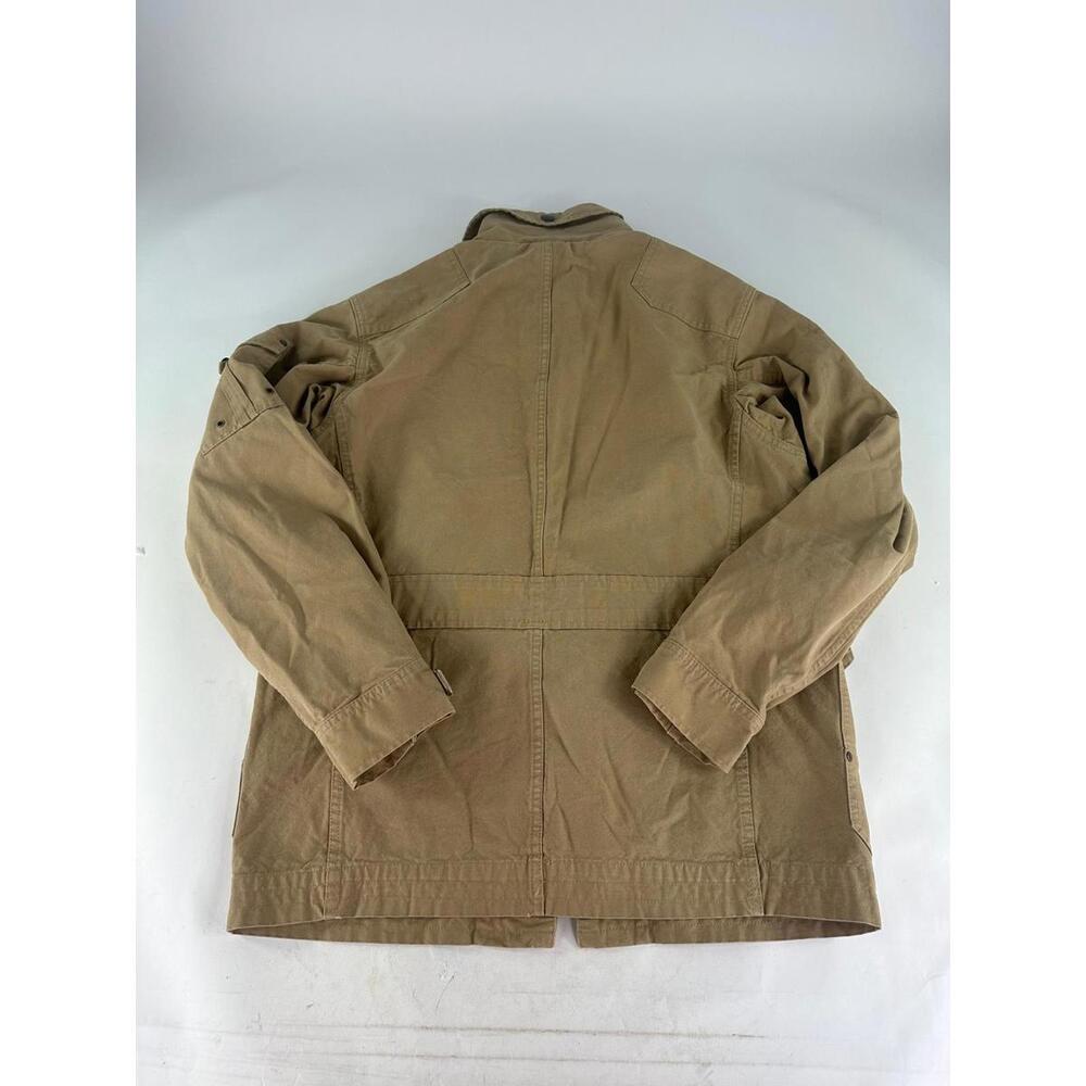 Vintage 90s Polo Ralph Lauren Military Safari Jacket Size M Beige WW2 Pockets - Picture 9 of 15